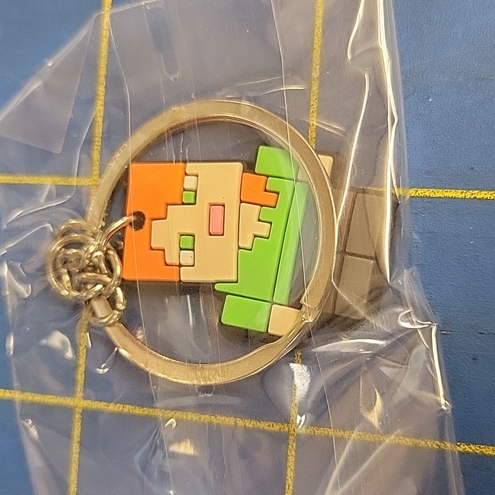 Minecraft Alex Character Keyring